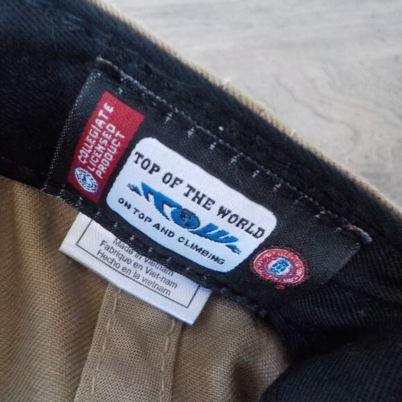 2007 Brut Sun Bowl Hat Brown Green Logo Embroidered College Football OSFA VTG - Picture 3 of 7